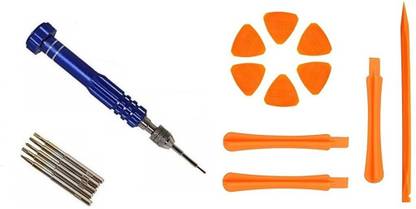 wroughton Tool kit 5 in 1 For All Mobiles Repair Screwdriver Set With ESD Safe Anti-static Fiber Plastic Opening Pry Tools for Mobile and Gadgets Disassembly Kit Precision Screwdriver Set