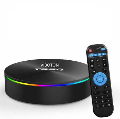 VIBOTON T95Q Android TV Box 9.0 4GB RAM 32GB ROM Set Top Box Amlogic S905X2 Quad-core, Smart OTT Box ,Bluetooth 4.1 HDMI 2.1 4K Resolution H.265 media player Media Streaming Device