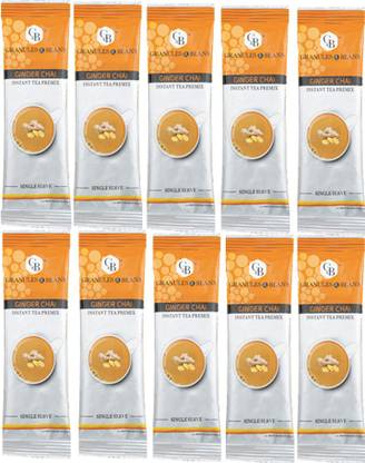 Granules and Beans Lemongrass Ginger Instant Premix Bulk Pack Ginger Instant Tea Pouch