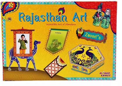UR'SMILLENNIUMTOYS Rajasthan Art & Craft Learning Activity Kit for Kids, Age 6+, Both Boys & Girls