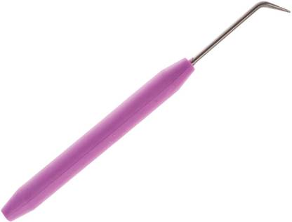 Pony Knitting Loom Hook Tool with a curved end greatly help in pulling yarn knitting efficiently.