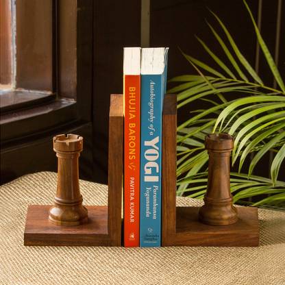 ExclusiveLane 1 Compartments Sheesham Wood Bookend