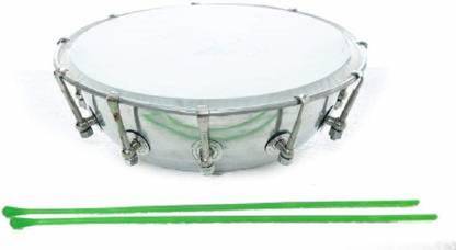 bankey hub Steel Dhol Tasha Drum with Stick Conga