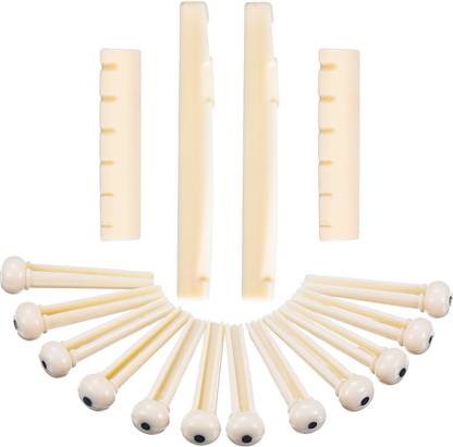 SG MUSICAL White Plastic Guitar Bridge