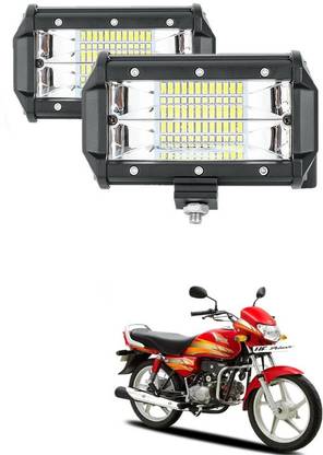 XZRTZ 5Inch 72W LED Light Bar Spot Beam 10800LLM Offroad Fog Lights LED Driving Work Lamp C154 Headlight Car, Motorbike LED for Hero (12 V, 72 W)