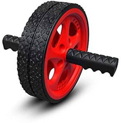 JAIN STAR Double Wheel Ab Exerciser Roller with Padded Grip Ab Exerciser