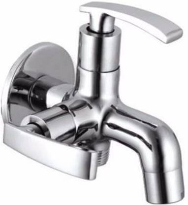 ADDOR AD-774 2IN1 Brass Long Body Bib Cock Foam Flow with Wall Flange Twin Elbow Valve Faucet