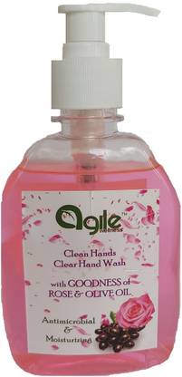 Agile Wellness Clean Hands Clear Hand Wash Hand Wash Pump Dispenser