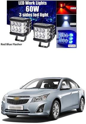PECUNIA Blue, Red LED Vehicle Mirror Light