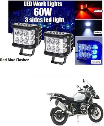 PECUNIA Blue, Red LED Vehicle Mirror Light
