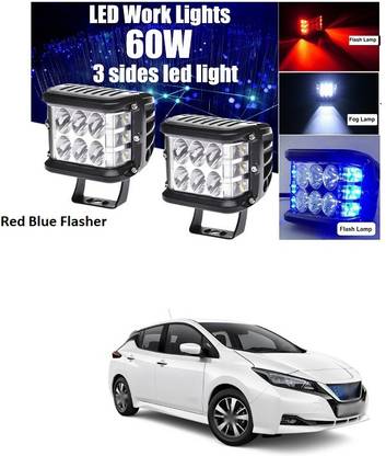 PECUNIA Blue, Red LED Vehicle Mirror Light