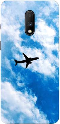 FULLYIDEA Back Cover for Oneplus 7, PATTERN, FLIGHT, PLANE, SKY, AEROPLANE, MORNING