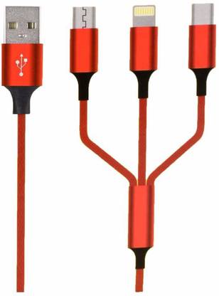 Red Venus Micro USB Cable 1.1 m Data Cable