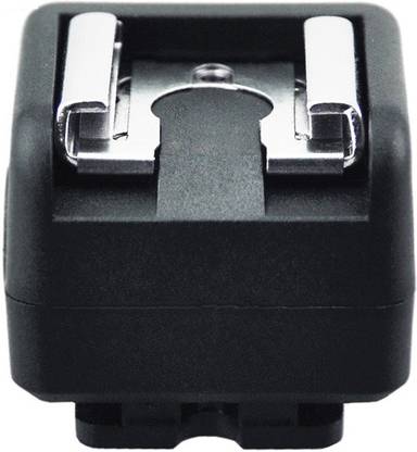 JJC -1 Hot Shoe Flash Adapter (Cold) with PC Sync Socket Flash Shoe Adapter