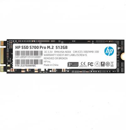 HP S700 Pro 512 GB Laptop Black SATA III Internal Solid State Drive (SSD) (2LU76AA)