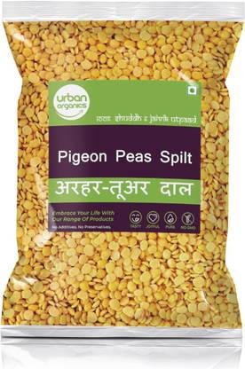 Urban Organics White Toor/Arhar Dal (Split) (Arhar/ Toor Dal)