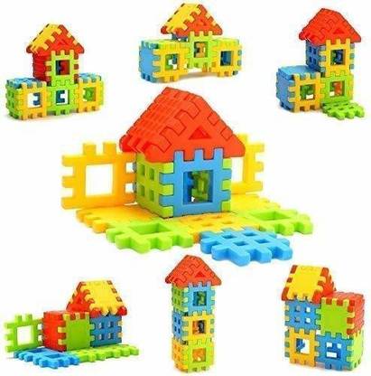 ADICHAI The Original House Building Blocks Games for Kids - Ages 2 and Above - Block Game.