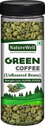 Naturewell Organics Green Coffee beans for Weight Loss (Unroasted Beans) Instant Coffee