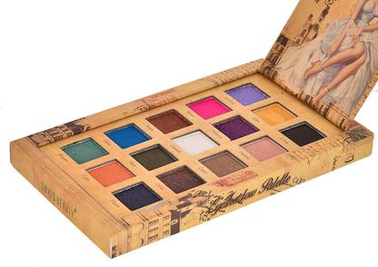 SWISS BEAUTY 15 COLOR EYE SHADOWS PALETTE SB-732 (2) 16 g