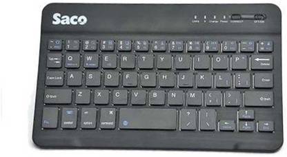 Saco Slim Bluetooth Keyboard for HTC One 801e Bluetooth Handheld Multi-device Keyboard