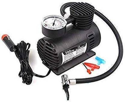 ShopTown Electric Air Compressor Inflator Pump for car, Bike, tubeless tyre. 12V Ball, Car, Balloon, Bicycle, Football Pump, Motorcycle, Volleyball Pump, Basketball Pump, Handball Pump Pump