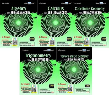 Cengage Algebra, Calculus, Coordinate Geometry, Trigonometry, Vectors And 3D Geometry For JEE (Advanced) (Mathematics 5 Books Set)