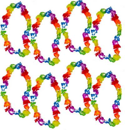 Party Anthem Hawaiian Garland Multicolor Marigold Artificial Flower