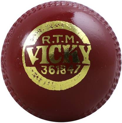 VICKY Cricket Cork Ball, Maroon Cricket Synthetic Ball