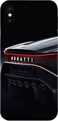 FULLYIDEA Back Cover for Apple iPhone XS, bugatti car