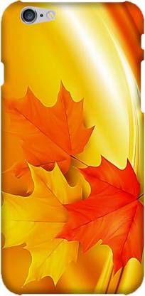 Crafto Rama Back Cover for Apple iPhone 6 Plus, Leafs, Yellow, Orange, Beautiful Leaf, PRINTED, BACK COVER