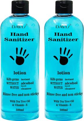 davis ree Hand Rub/ Kills 99.99% Germs  Bottle Hand Sanitizer Bottle