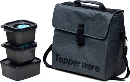 TUPPERWARE Kids and Men's Lunch set Urban Lunch set 3 Containers Lunch Box