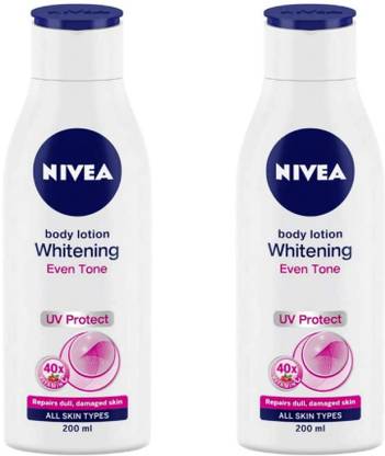 NIVEA Whitening Even Tone Body Lotion 200 ml (Pack of 2) #34