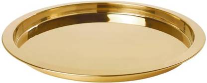 OgCombo 100% Premium finishNavratri Special Kanjak Thali 1 Pcs Small Size Brass Kanjak Thali Brass