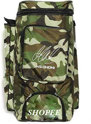 SHOPEE Cricket Kit Camouflage Backpack- White Print [CAT_5885]