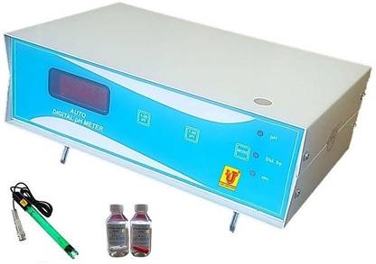 Lab Junction LJ-alpha 01 Digital pH Meter (Table Model) 2 Point Calibration Facility with Epoxy Body Gel Filled BMC Connector pH Combination Electrode LJ-alpha 01 as per Quality Standards for Laboratory pH Indicators