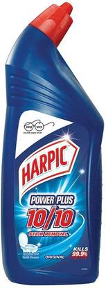Harpic Powerplus Disinfectant Toilet Cleaner, Original - 600ml Gel Toilet Cleaner