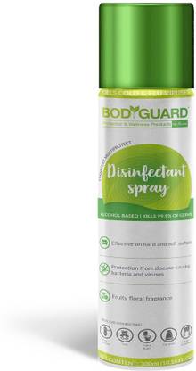 BodyGuard Multipurpose Alcohol Based Disinfectant Spray- 300 ml, Kills 99.9% of Germs Hand Sanitizer Can