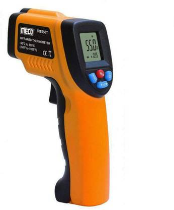 Meco IRT 550T Infrared High Temperature Non Contact Portable Thermometer Alongwith Calibration Certificate vco Thermometer