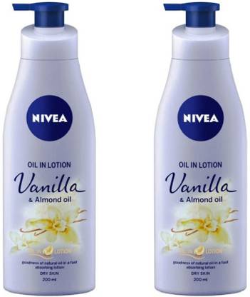 NIVEA Vanilla Body Lotion 200 ml (Pack of 2) #76