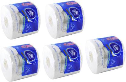 Vinda Set of 5 Supreme and Ultra Soft Toilet Paper Roll, 420 Sheets Per Roll,2 ply Toilet Paper Roll