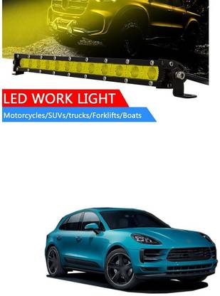 XZRTZ LED BAR Waterproof Slim 36W CREE 12LED Car Off-Road Working Lamp Bar Spotlight 13"inch(YELLOW) V317 Headlight Car, Motorbike LED for Porsche (12 V, 36 W)