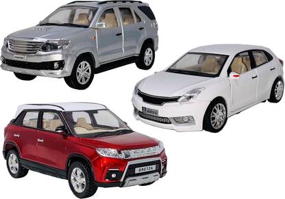 Miniature Mart Small Size ABS Plastic Made Look Like Real India SUV & Hatch Back Cars Pack Of 3 Toy Car For Boys & Kids , Vehicle Showpieces. (3 Combo Offer)