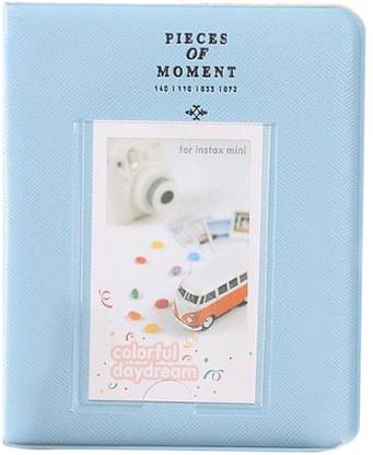 Stela 64 Pockets Instax Photo Album for Instax Mini 8 9 25 50s 70 90 (sky Blue) Album