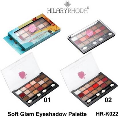 Hilary Rhoda Soft Glam Eye Shadow Palette (18 Color) 15 g