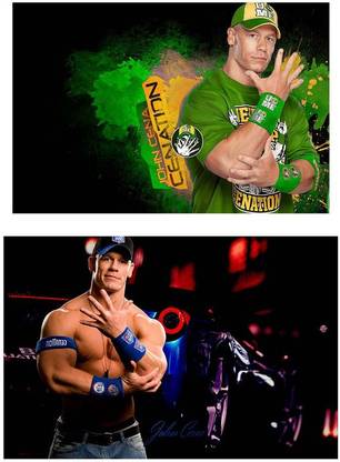 Wrestler Poster Combo | John Cena Poster l Poster For Decoration| Poster-High Resolution 300 GSM -Glossy/Art/Matte Paper Print