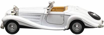 Quinergys Vintage Rolls Royce Pull Back White Car