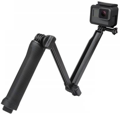 RETRACK Pro 3 Way Monopod Tripod Mount Extension Arm Compatible with GoPro Tripod