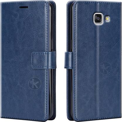 Dgeot Wallet Case Cover for Samsung Galaxy A5-2016 360 Degree Complete Protection Vintage Flip Cover