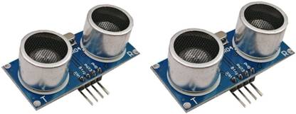 DHRUV-PRO 2-Pic Ultrasonic Sensor HC-SR04 Distance Measuring Transducer Sensor Module Electronic Components Electronic Hobby Kit